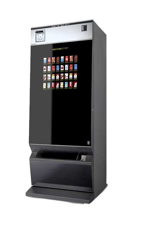 Step snuff vending machines - Azkoyen Vending